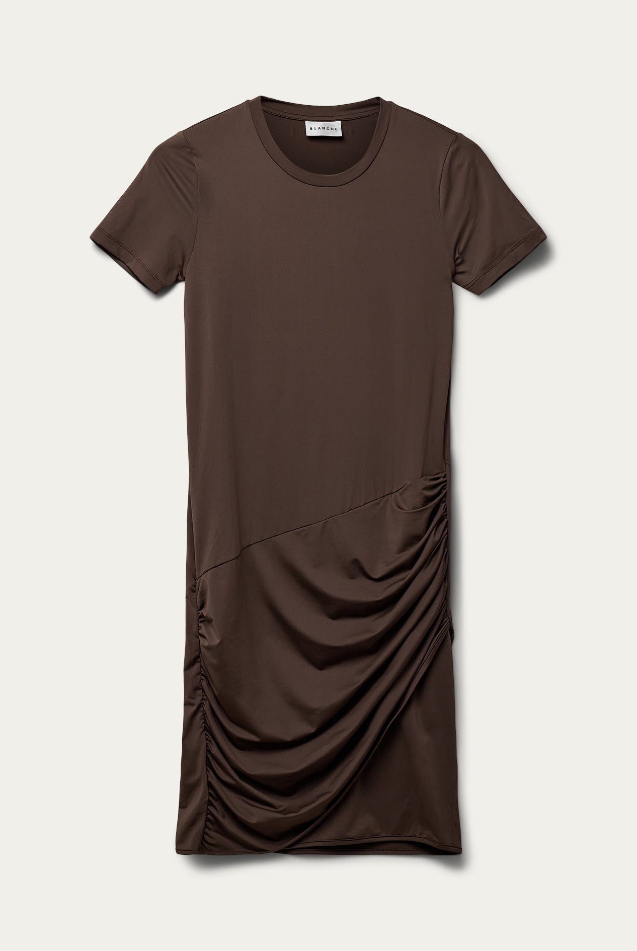 BLANCHE Copenhagen Comfy-BL Drape Dress Dresses 1216 Chocolate Martini