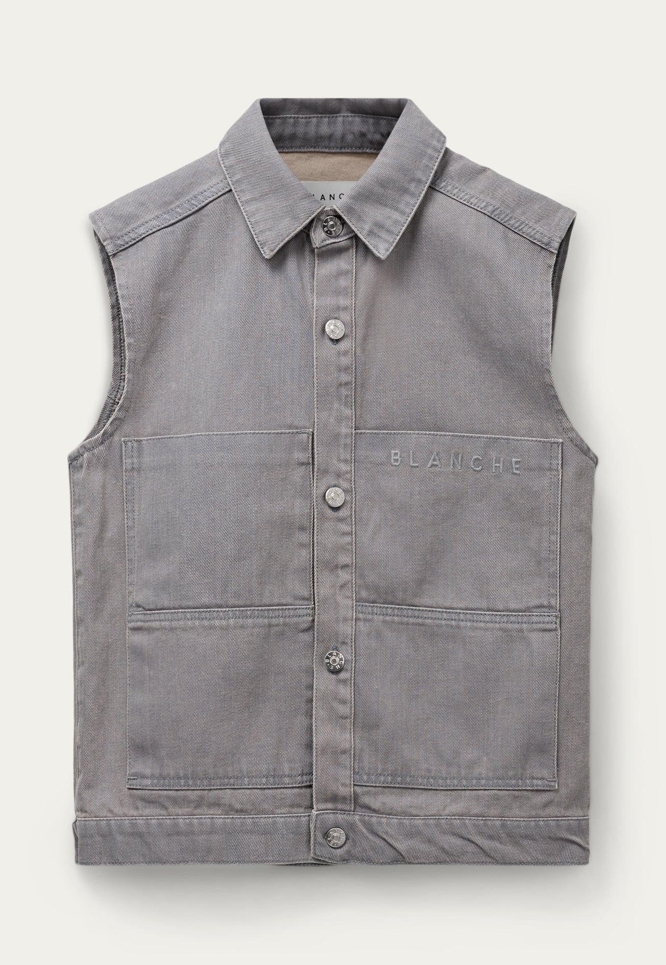 BLANCHE Copenhagen Argile-BL Denim Waistcoat Waistcoats 4202 Harbor Mist