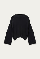 BLANCHE Copenhagen Carrick-BL Crop Jumper Knitwear 99 Black