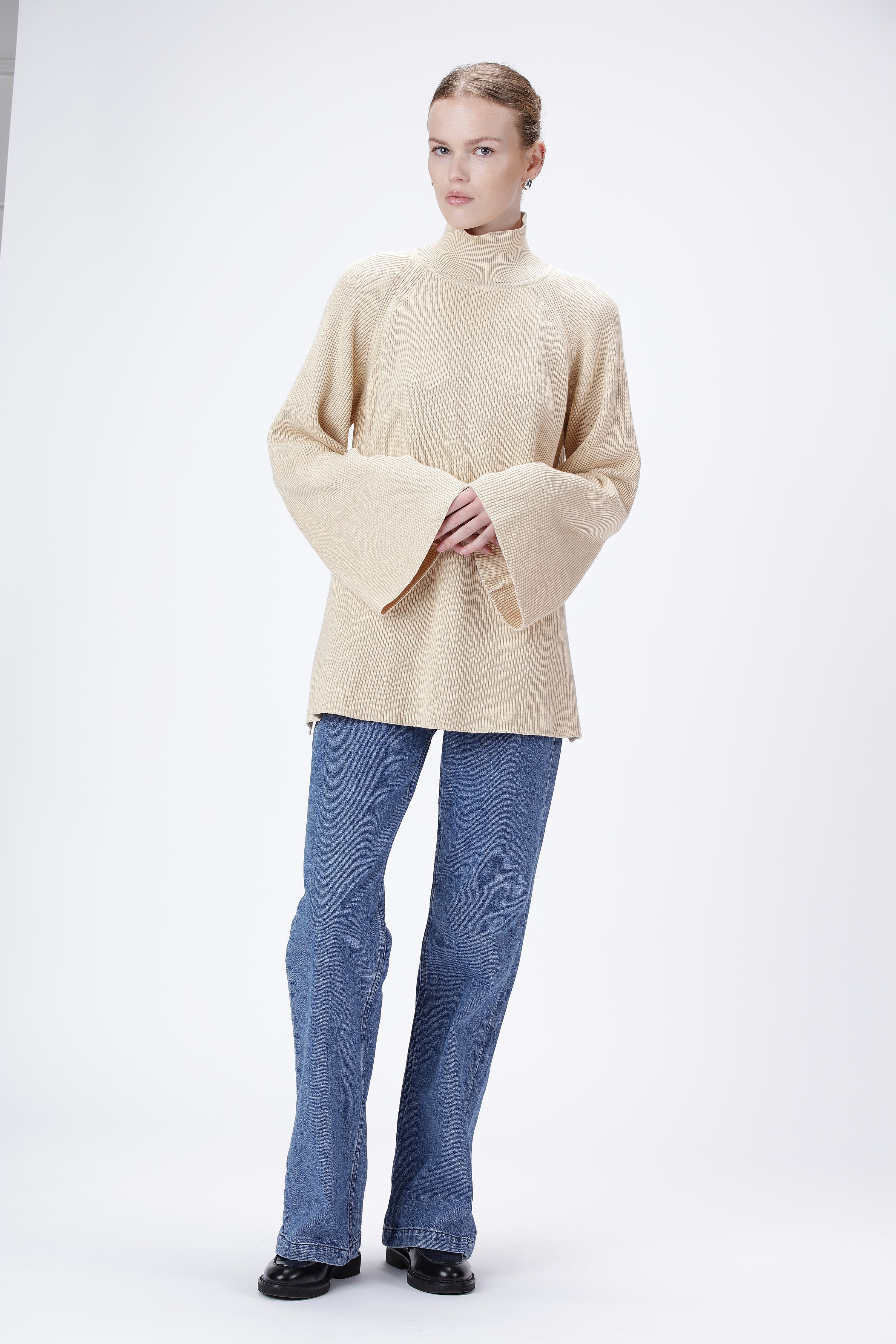 BLANCHE Copenhagen Carrick-BL Jumper Knitwear 0907 Macadamia