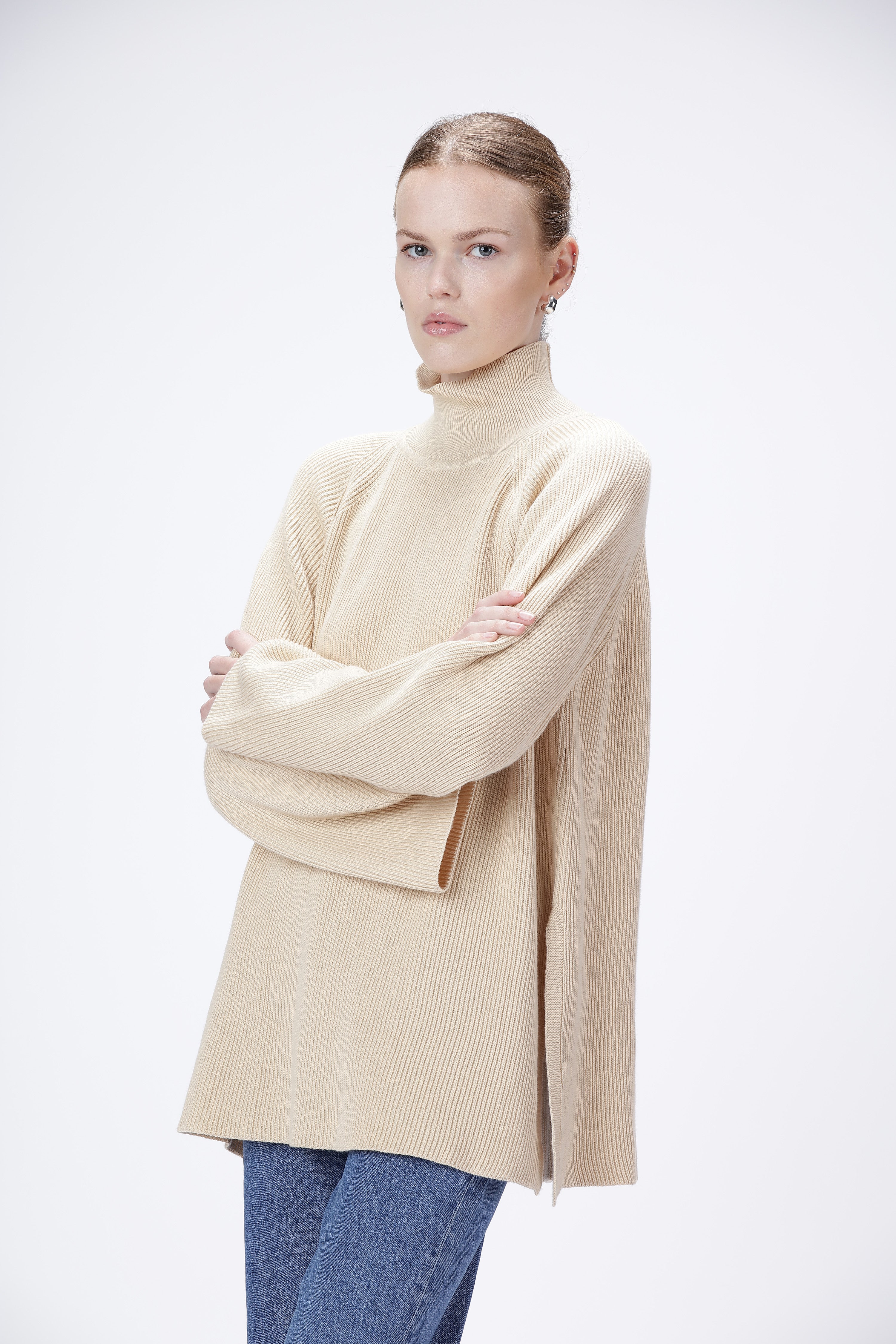 BLANCHE Copenhagen Carrick-BL Jumper Knitwear 0907 Macadamia