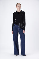 BLANCHE Copenhagen Carrick-BL Zip Jumper Knitwear 99 Black