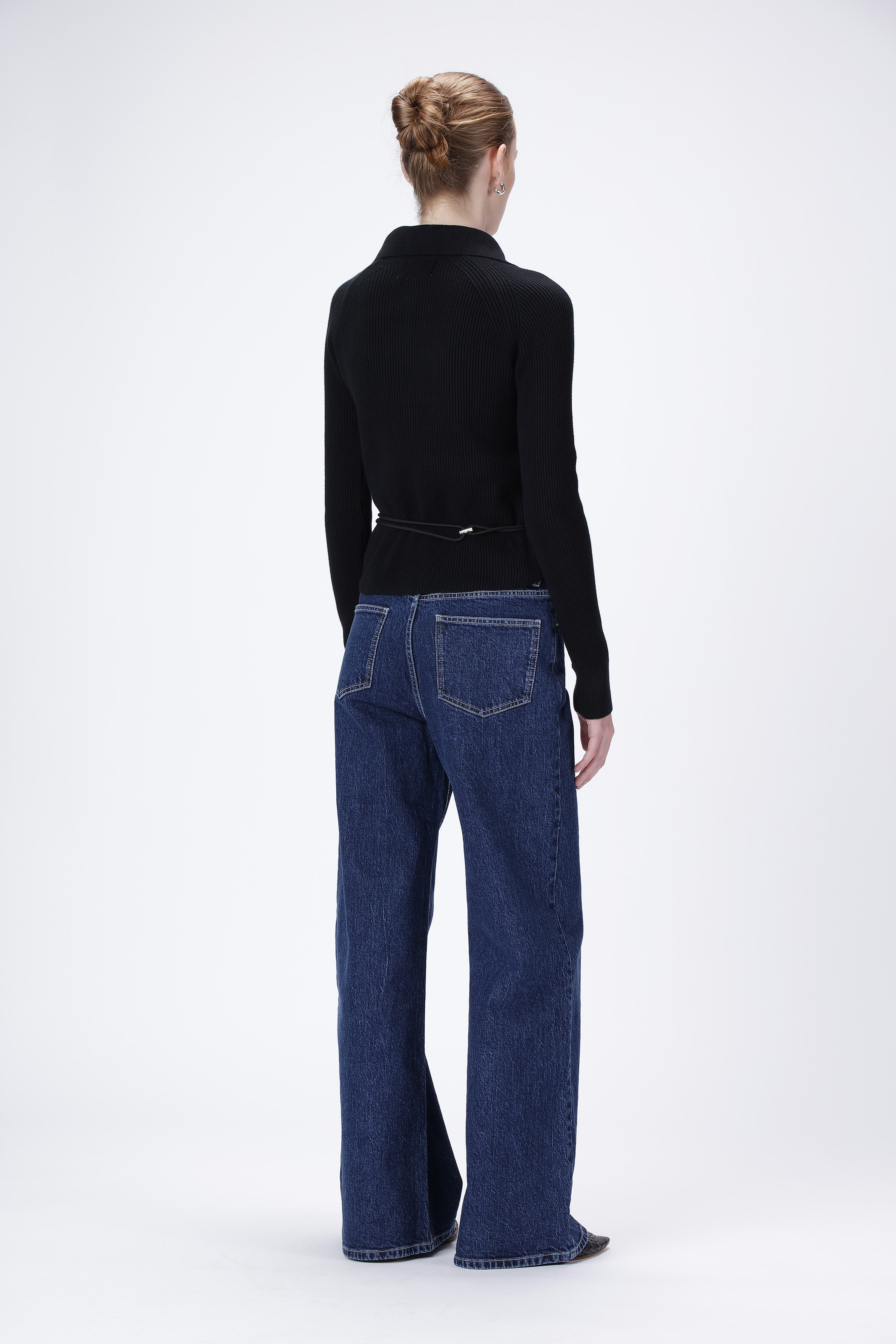 BLANCHE Copenhagen Carrick-BL Zip Jumper Knitwear 99 Black