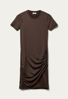 BLANCHE Copenhagen Comfy-BL Drape Dress Dresses 1216 Chocolate Martini