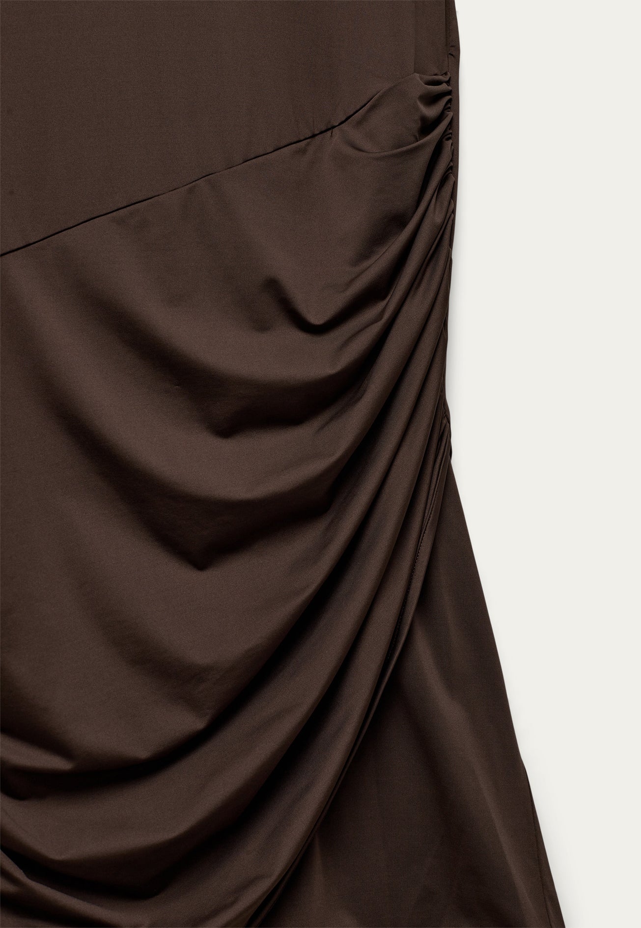 BLANCHE Copenhagen Comfy-BL Drape Dress Dresses 1216 Chocolate Martini