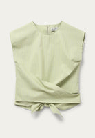 BLANCHE Copenhagen Cora-BL Wrap Top T-shirts and Tops 0323 Bright Green
