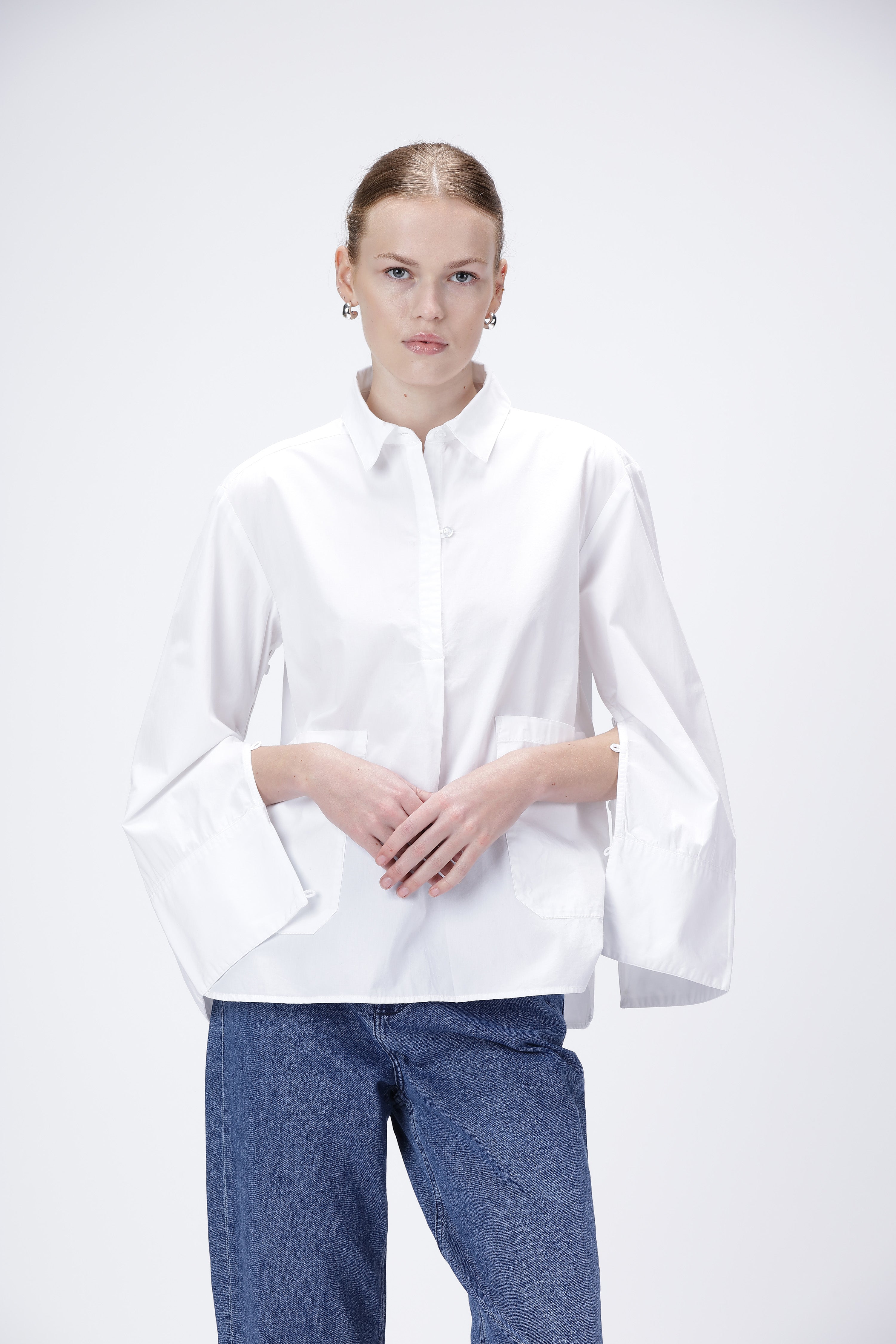 BLANCHE Copenhagen Dibella-BL Tunic Blouse Shirts and Blouses 10 White