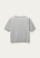 BLANCHE Copenhagen Enis-BL Short Sleeve Knitwear 7721 Grey Melange