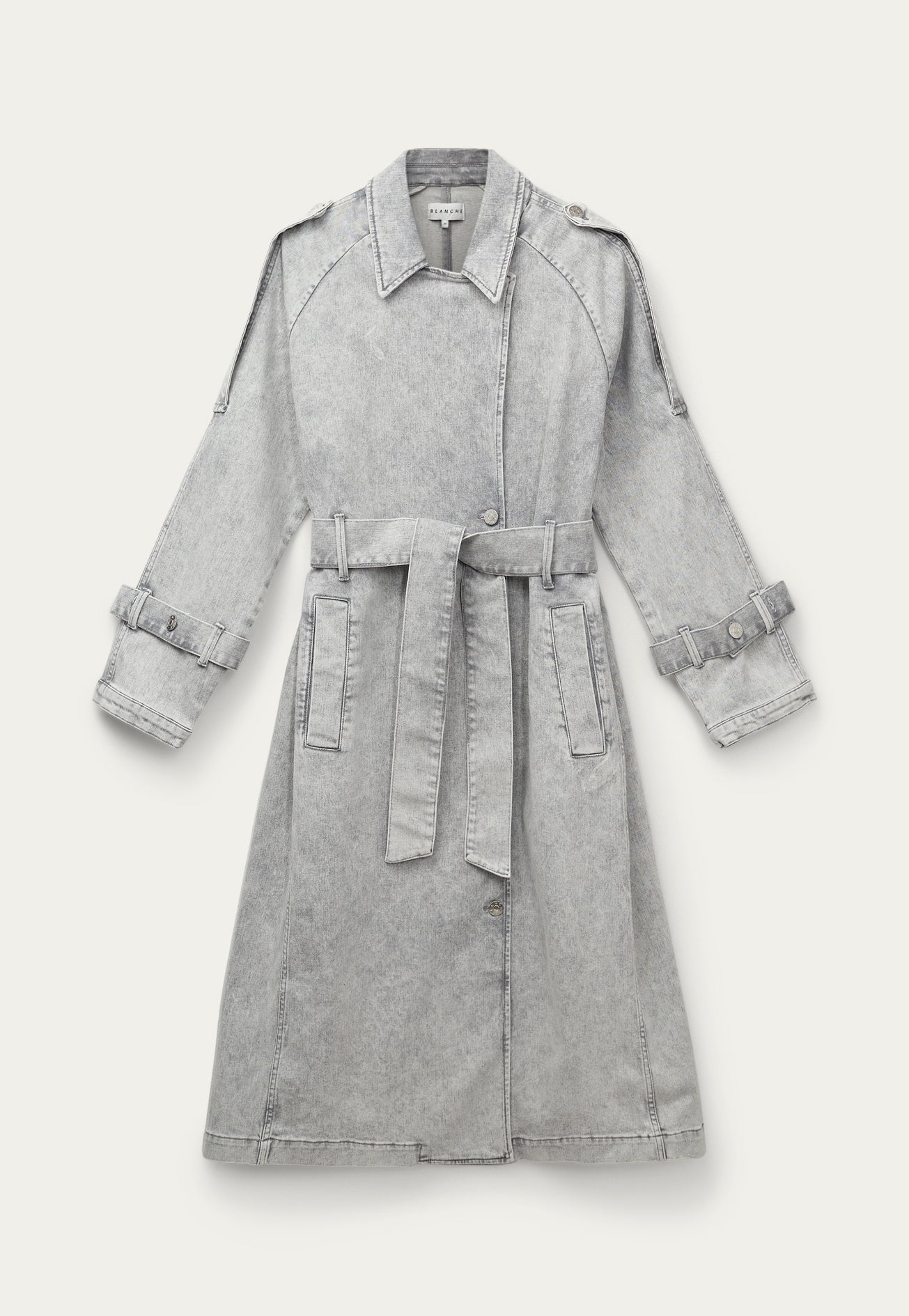 BLANCHE Copenhagen Grigio-BL Trench Coats 4105 Grey