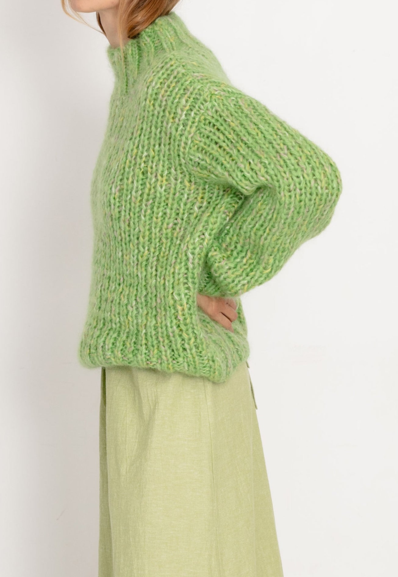 BLANCHE Copenhagen Kuma-BL Jumper Knitwear 0232 Jade Lime