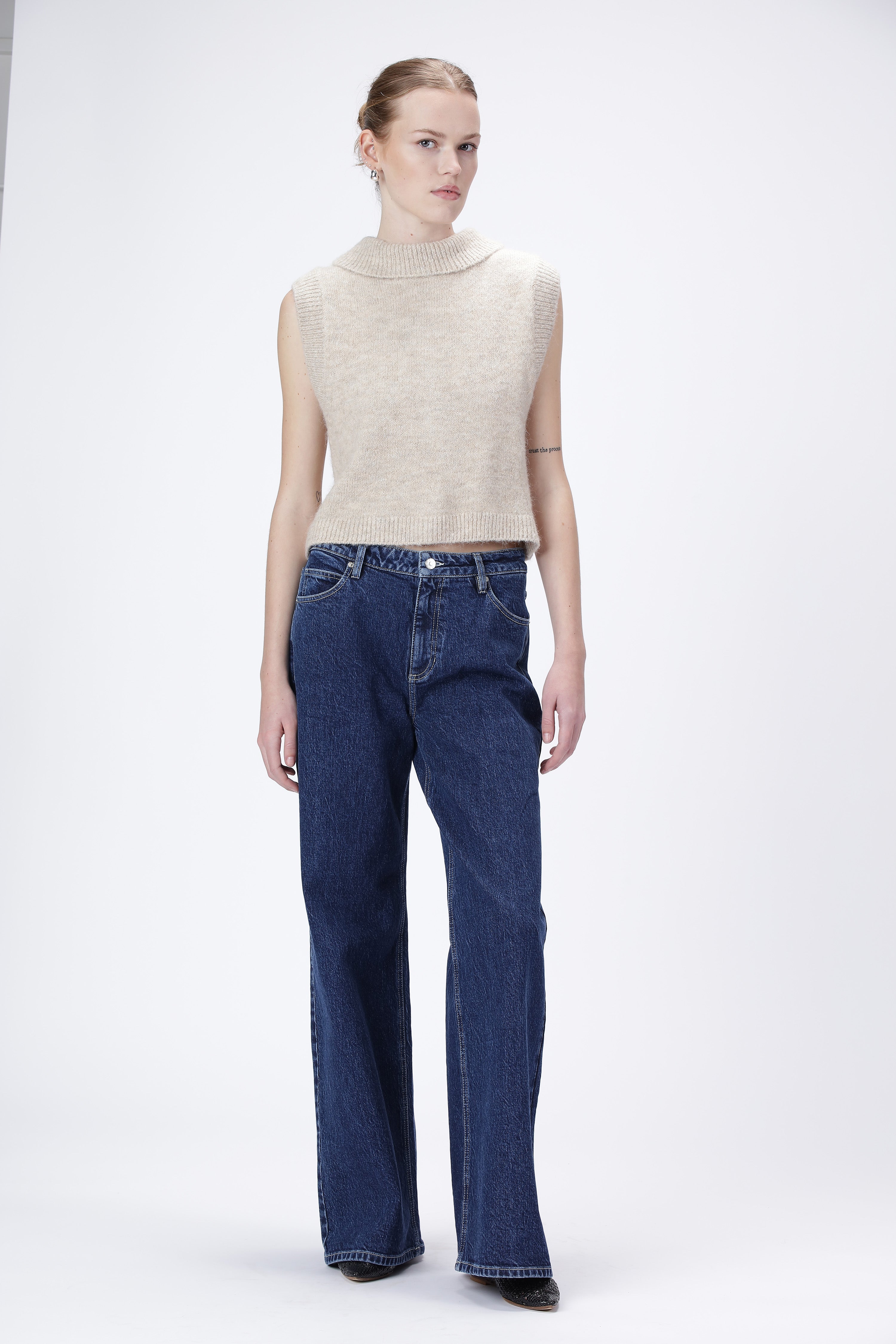 BLANCHE Copenhagen Laurel-BL Top Knitwear 1306 Oxford Tan