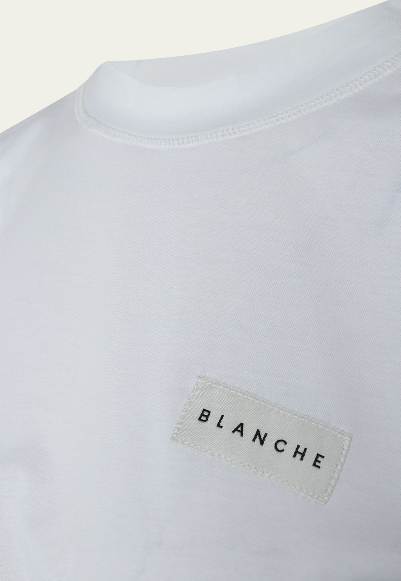 BLANCHE Copenhagen Main-BL Badge SS T-shirts and Tops 10 White