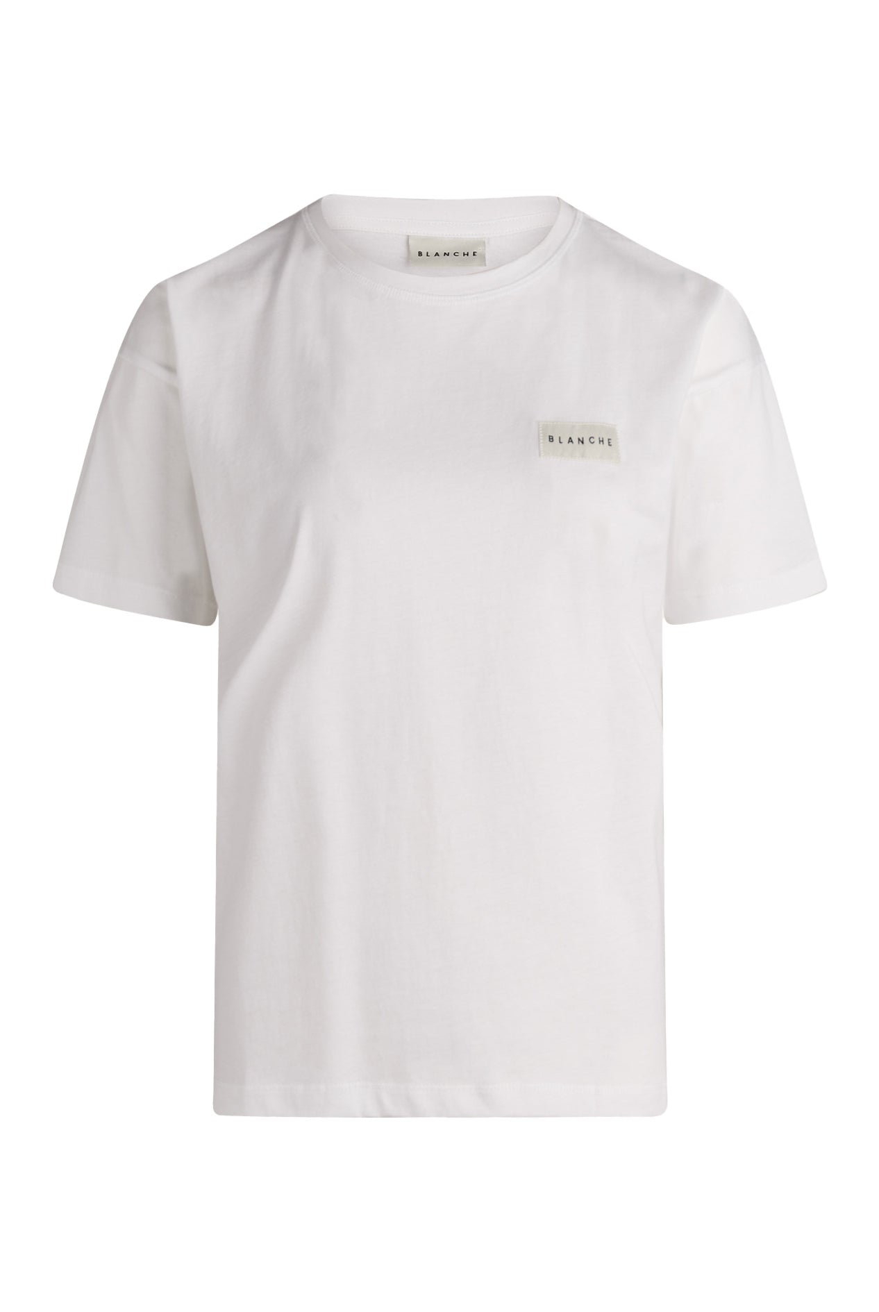 BLANCHE Copenhagen Main-BL Badge SS T-shirts and Tops 10 White