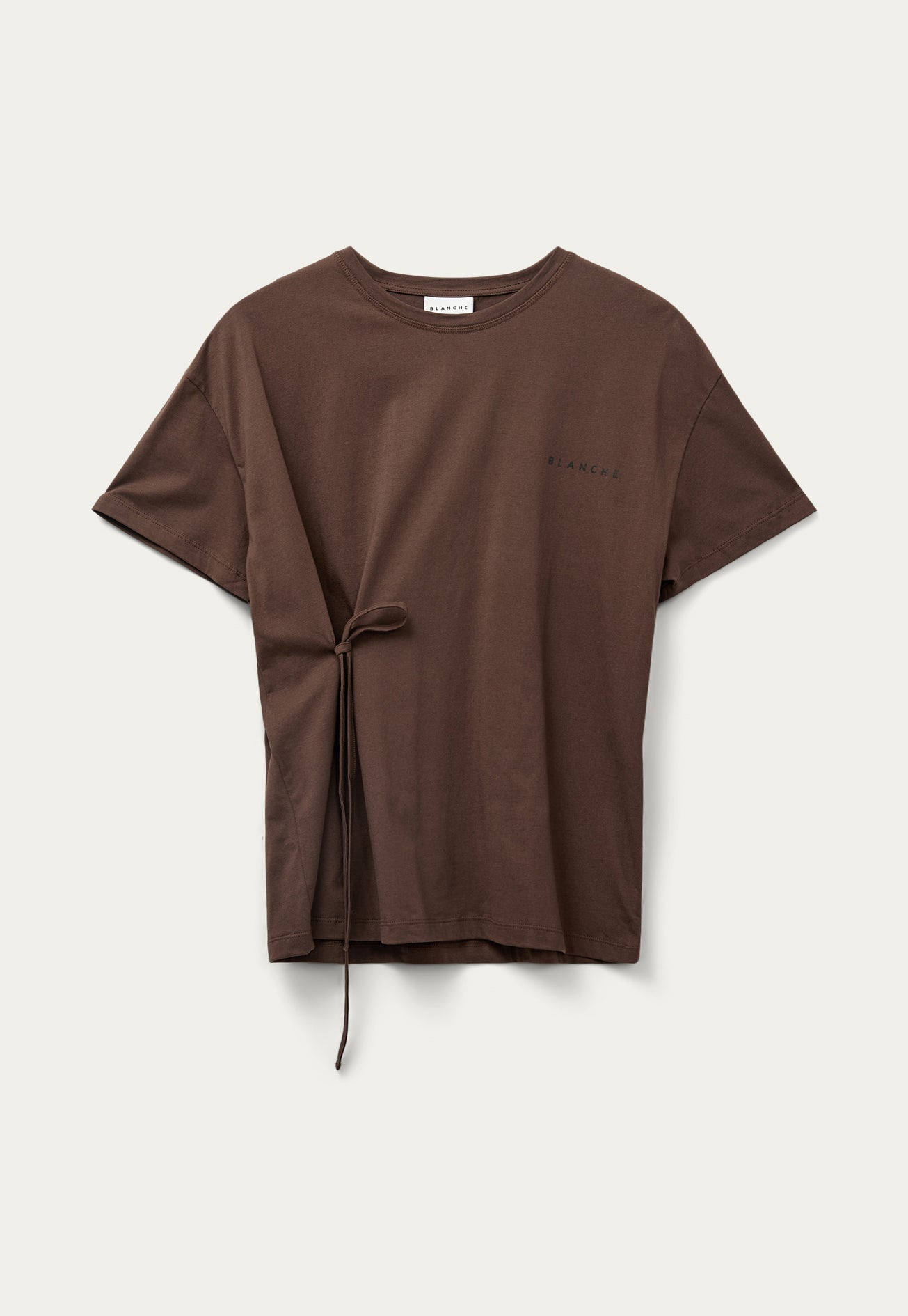 BLANCHE Copenhagen Main-BL Tee with Ties T-shirts and Tops 0913 Hot Fudge