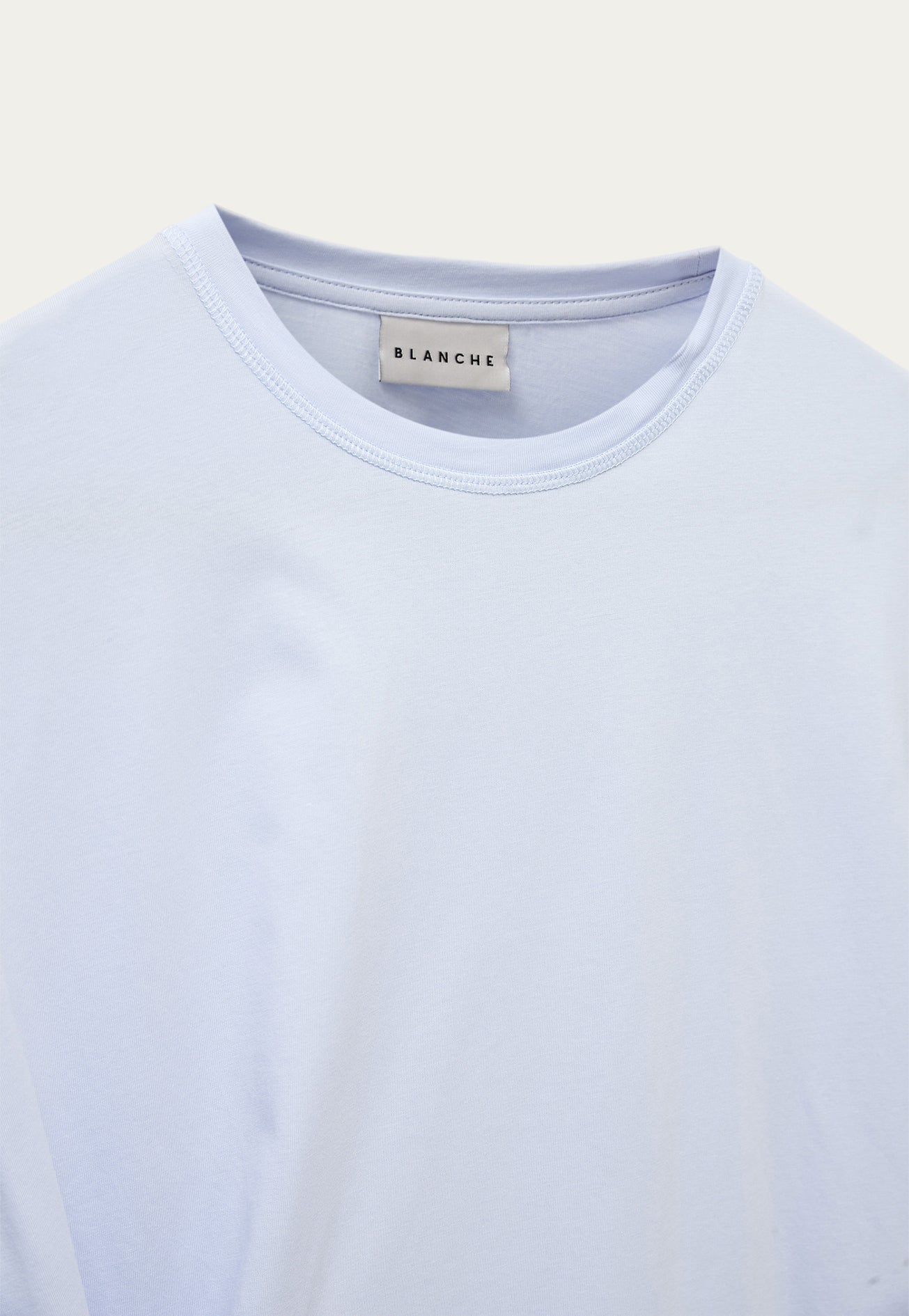 BLANCHE Copenhagen Main-BL Tee with Ties T-shirts and Tops 3920 Light Blue