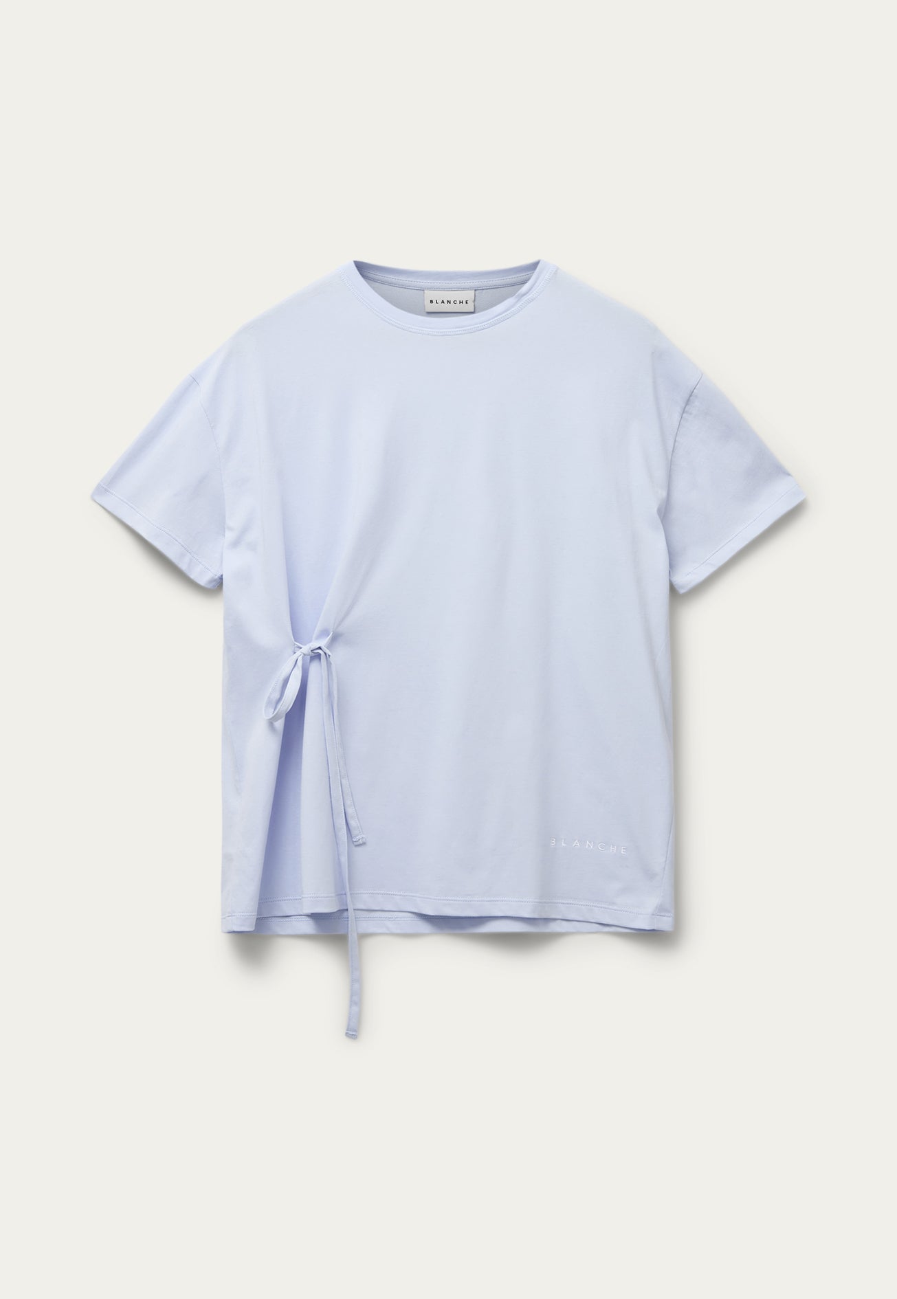 BLANCHE Copenhagen Main-BL Tee with Ties T-shirts and Tops 3920 Light Blue