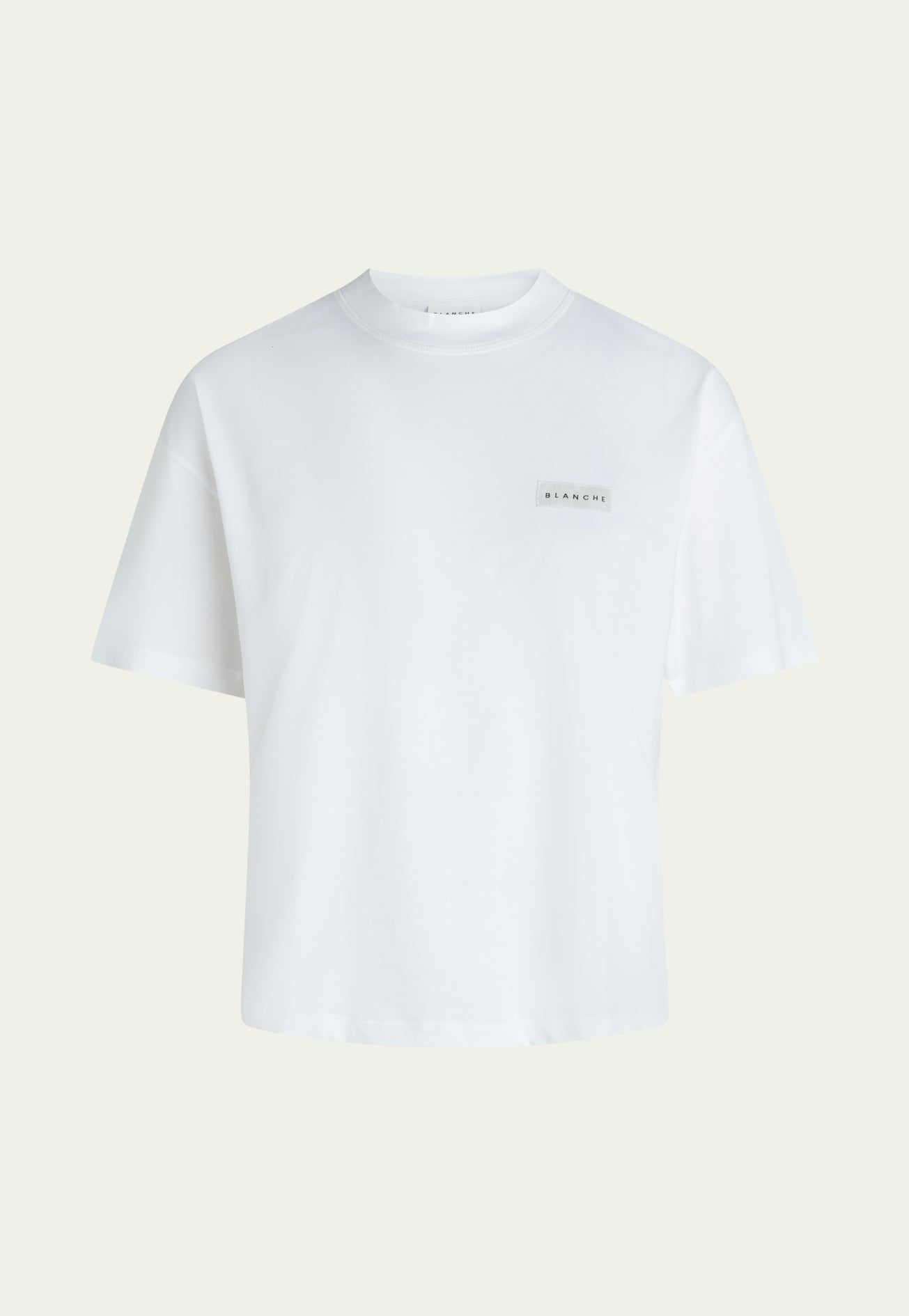 BLANCHE Copenhagen Main Badge SS T-shirts and Tops 10 White