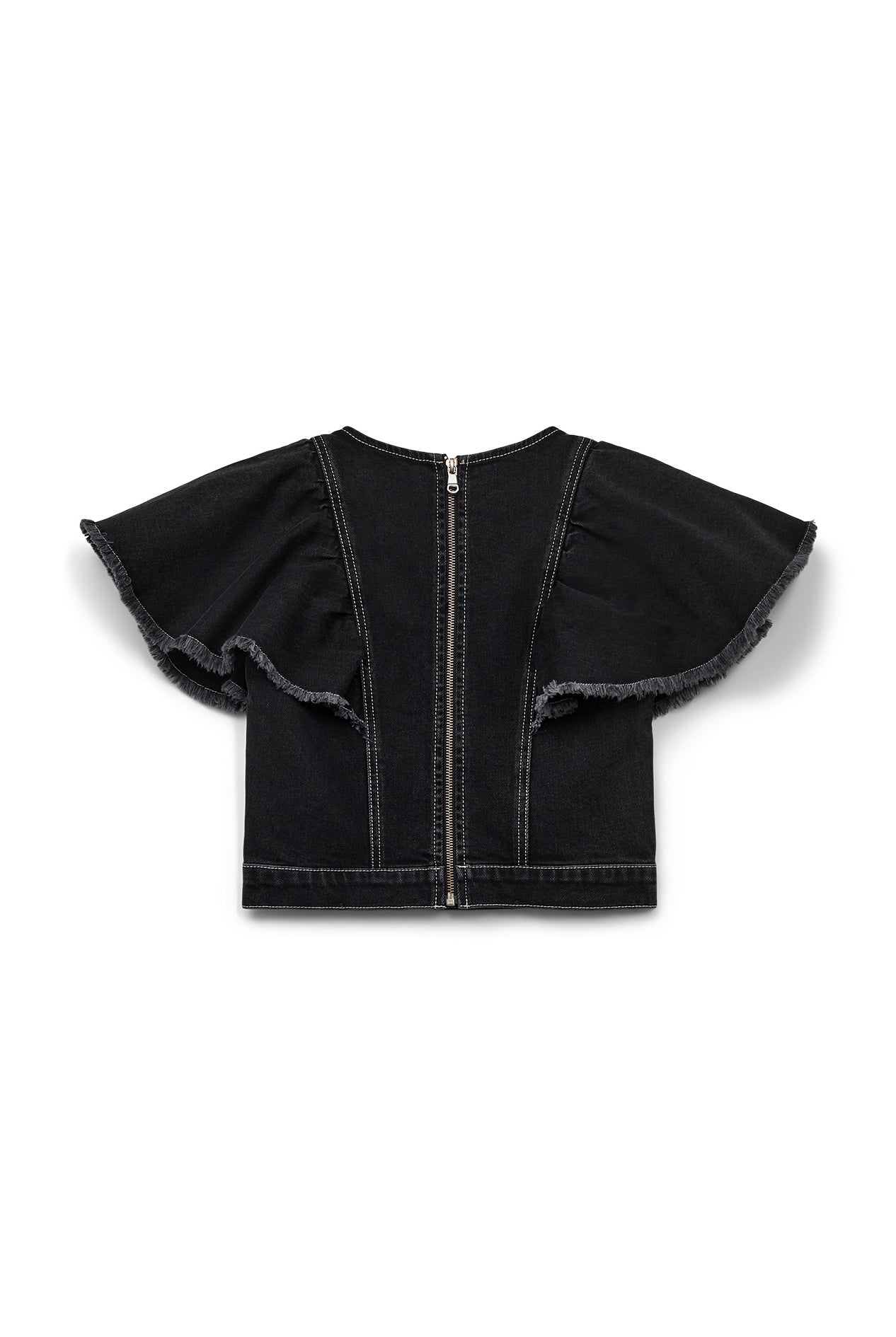 BLANCHE Copenhagen Maple-BL Frill Blouse Shirts and Blouses 99 Black