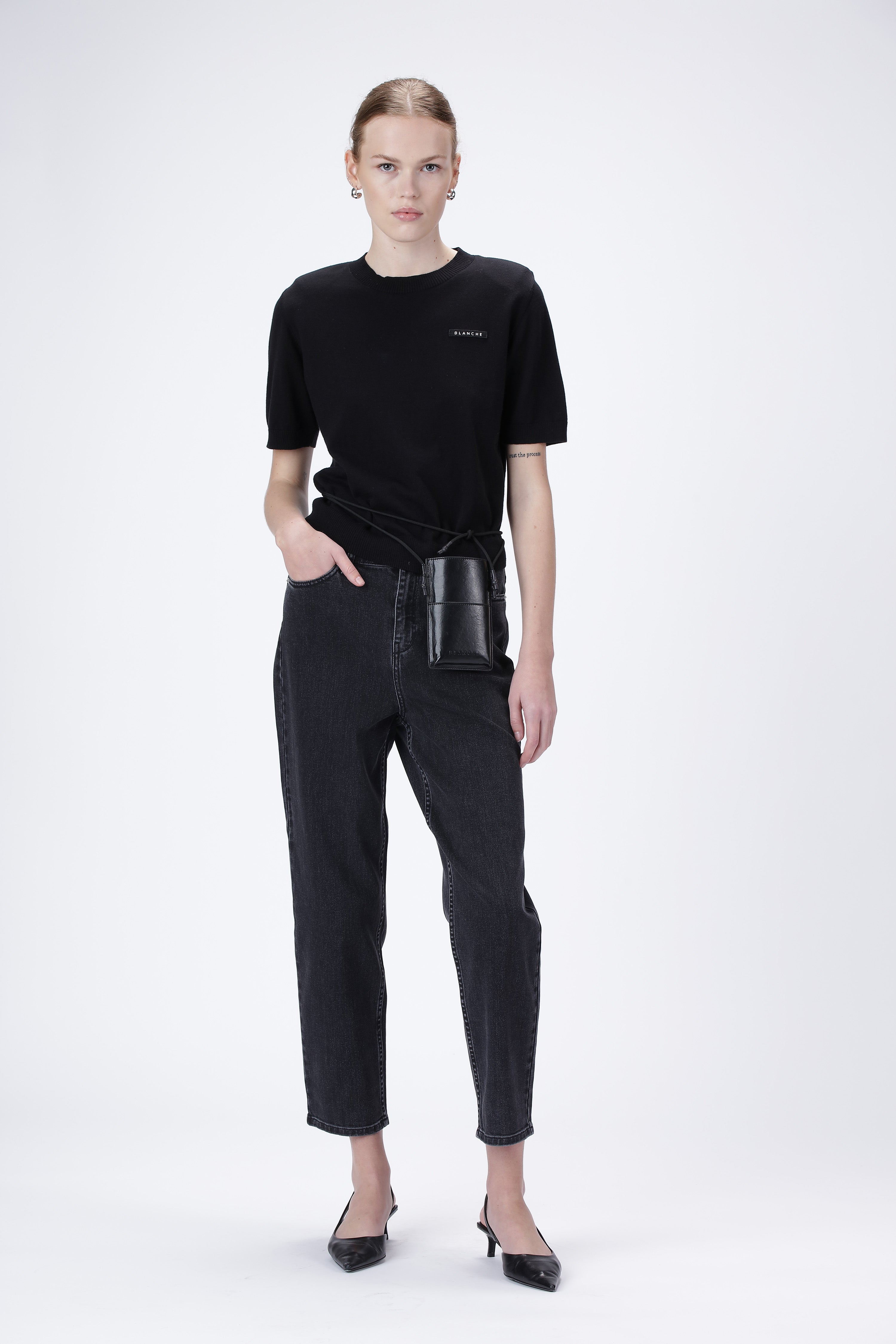 BLANCHE Copenhagen Rumi-BL Top Knitwear 99 Black