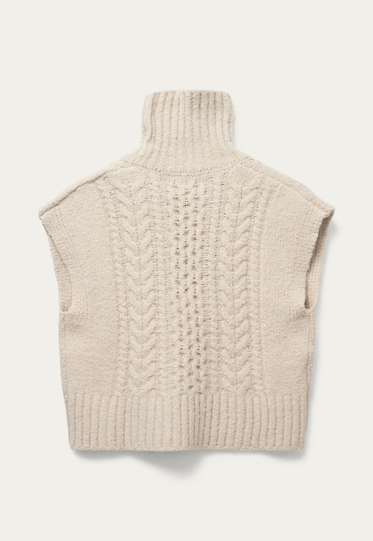 BLANCHE Copenhagen Seawool-BL Sleeveless Knitwear 1306 Oxford Tan