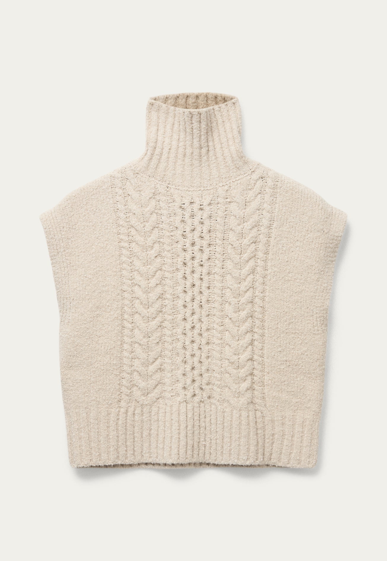 BLANCHE Copenhagen Seawool-BL Sleeveless Knitwear 1306 Oxford Tan