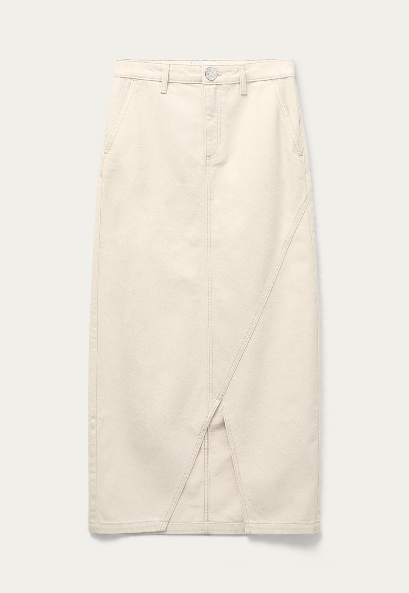 BLANCHE Copenhagen Totto Denim Skirt Skirts 21112 White Smoke