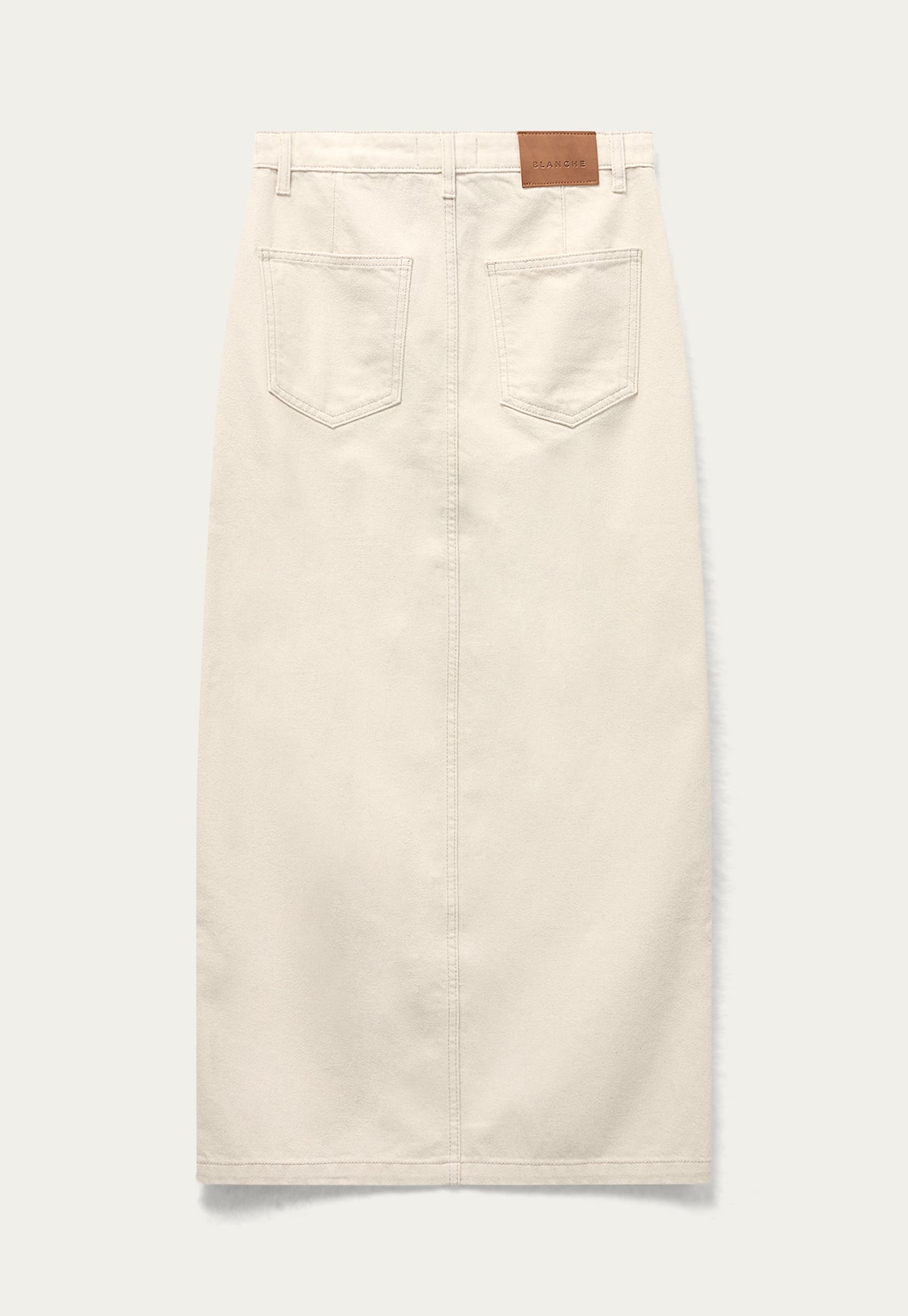 BLANCHE Copenhagen Totto Denim Skirt Skirts 21112 White Smoke