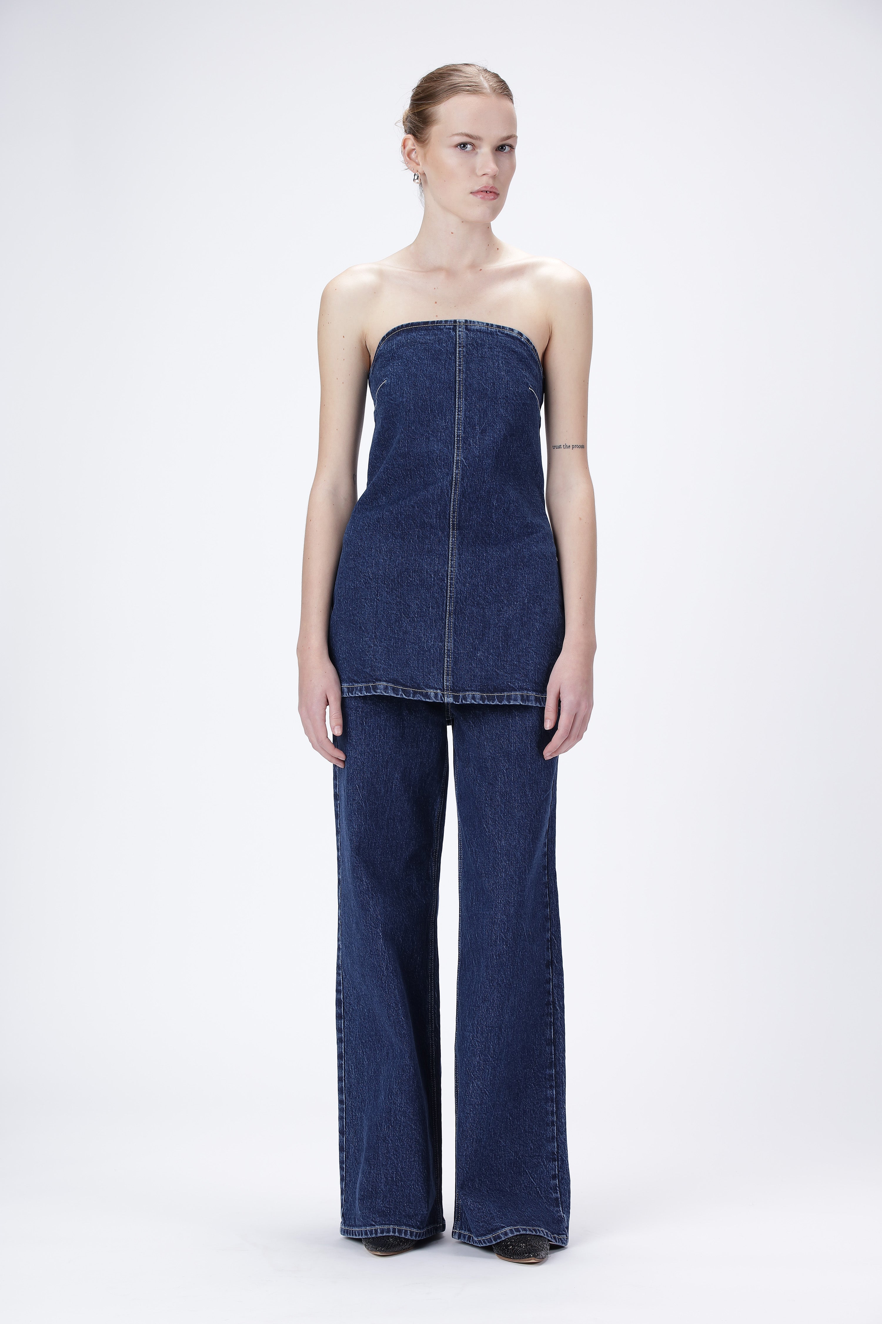 BLANCHE Copenhagen Wayne-BL Top Bustier T-shirts and Tops 60 Rinse